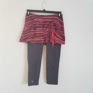 Athleta 2 in 1 active skirt and capri